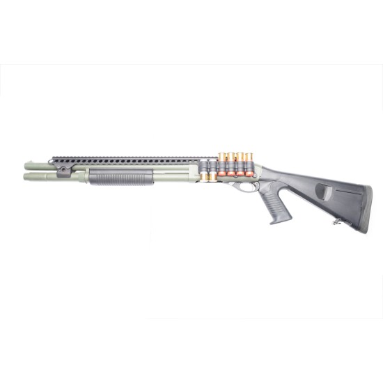 Mesa Tactical SureShell® Polymer Carrier For Remington 870/1100/1187 (12-GA) - 6-Shell, 12-GA,20-Inch-Mag Clamp