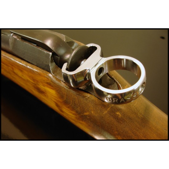 Brass Stacker™ Mosin Nagant Cocking Knob Safety Pull Ring - Polished