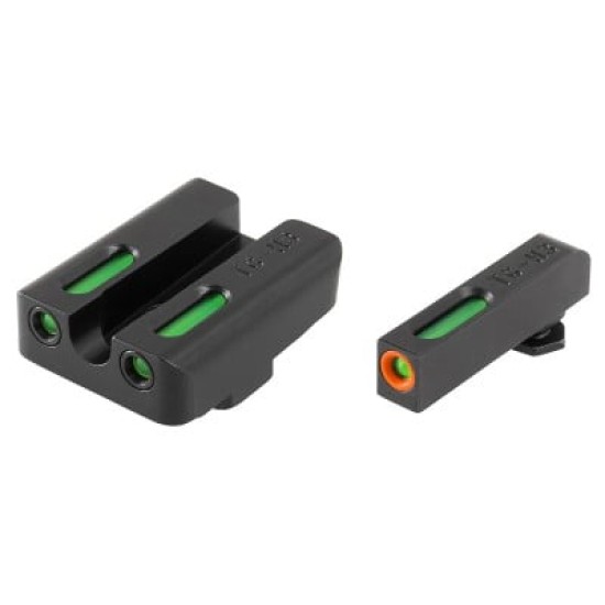 Truglo Brite Site TFX Pro Tritium / Fiber Optic Sights for Kimber 1911 with Fixed Sights