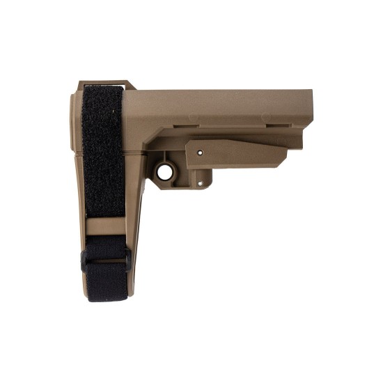 SB Tactical Canada - SBA3 AR Pistol Stabilizing Brace - Flat Dark Earth - No Receiver Extension