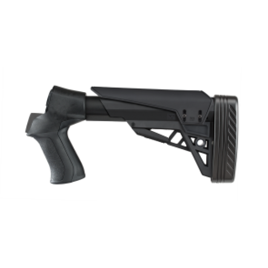 ATI Outdoors - Moss/Rem/Sav/Win 12-Gauge T3 Adjustable TactLite Shotgun Stock w/X2 Recoil Reducing Grip & Butt-Pad in Destroyer Gray