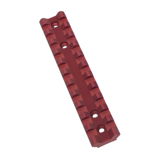 Briley Mfg -Ruger 10/22/1022 Takedown Picatinny Rail 15 MOA - Red