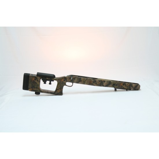 Choate Machine - Custom Remington 700 Varmint Short action BDL/ADL Brown Woodland Camo