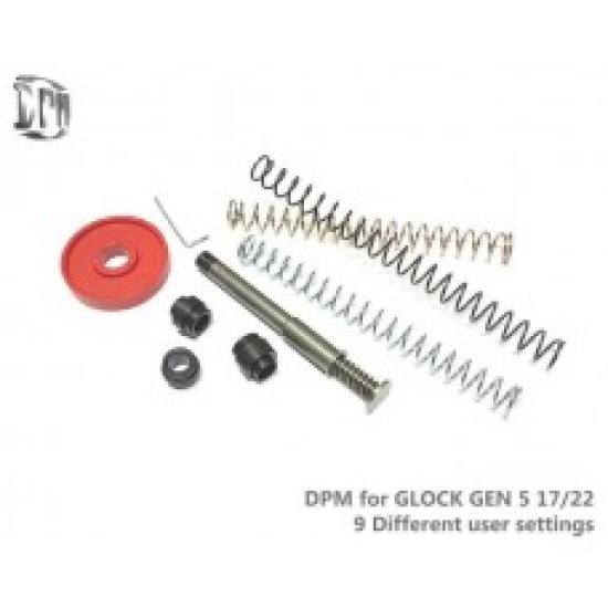 DPM Canada - Recoil Reduction System for GLocK 17-22-31-34-35-37 GEN 5 BOSS 9 User Adjustable Settings