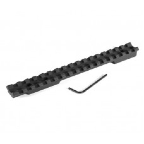 EGW Gun Parts - Savage Round Back Long Action & Slug Gun Picatinny Rail Scope Mount 0 MOA