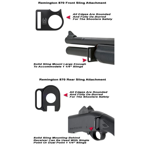 GG&G REMINGTON 870 REAR SLING ATTACHMENT
