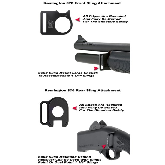 GG&G CANADA - REMINGTON 870 REAR LEFT HAND SLING ATTACHMENT