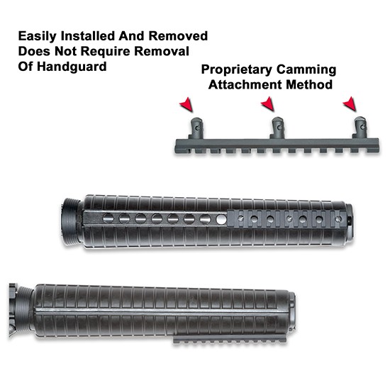 GG&G CANADA - THE ETI UNDER FOREGRIP RAIL FOR AR-15 RIFLE FOREARMS