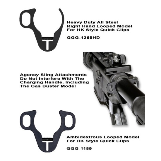 GG&G CANADA - AGENCY LOOPED SLING ATTACHMENTS - Heavy Duty Looped Version Right Handed