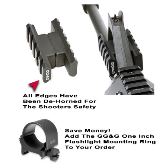 GG&G Canada - Dually Dual Rail Front Sight Accessory Mount