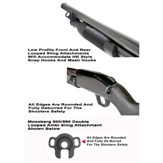 GG&G MOSSBERG 500 FRONT LOOPED SLING ATTACHMENT