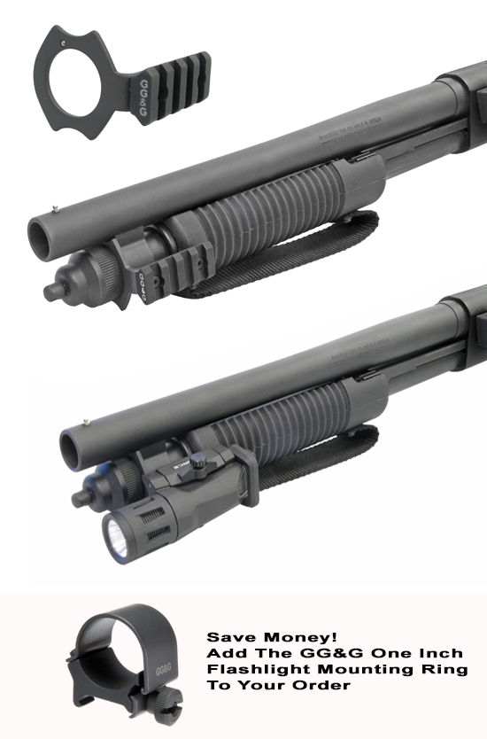 GG&G■Mossberg 590 フラッシュライト マウント■1655R GG&G MOSSBERG 590 SHOCKWAVE FLASHLIGHT MOUNT | Buy in