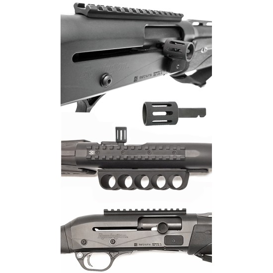 GG&G Slotted Tactical Charging Handle Remington Tac-13, 12 Gauge Steel Matte
