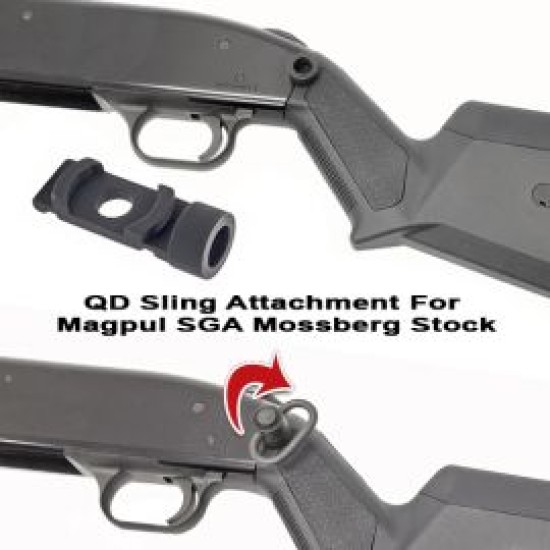 GG&G - QD SLING ATTACHMENT FOR MAGPUL SGA MOSSBERG STOCK - NO SWIVEL