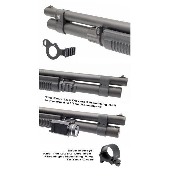 GG&G REMINGTON 870 LOOPED SLING AND FLASHLIGHT MOUNT ONLY SPLIT VERSION