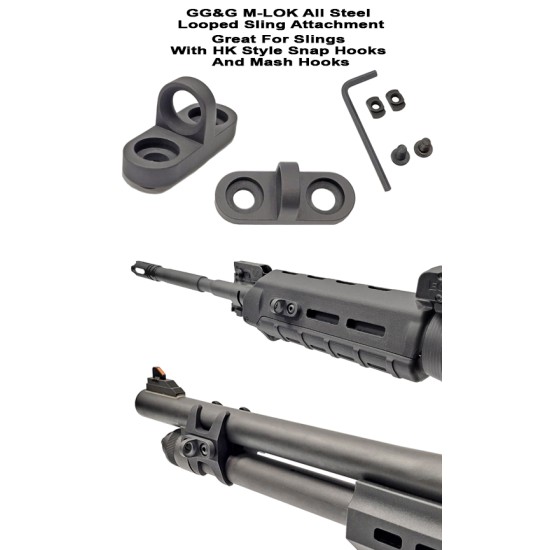 GG&G - M-LOK LOOPED SLING ATTACHMENT---ALL STEEL