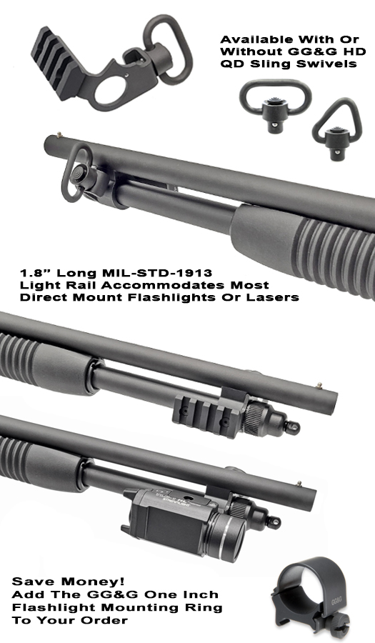 GG&G■Mossberg 590 フラッシュライト マウント■1655R Mossberg 590 Sling & Flashlight Mount | GG&G Tactical