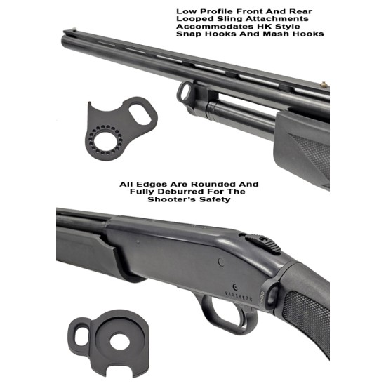 GG&G - MOSSBERG 500 .410 BORE FRONT LOOPED SLING ATTACHMENTS