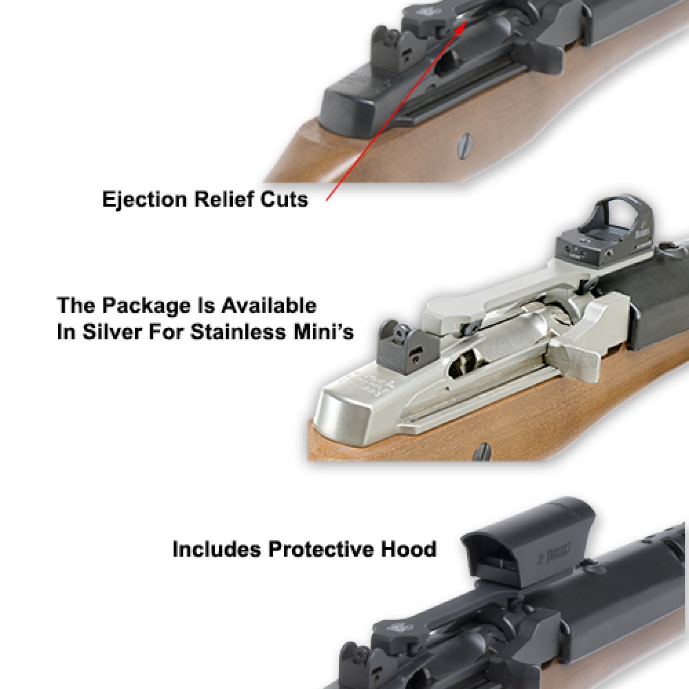 GG&G■GGG-1382 スコープマウント MINI-14 GG&G Ruger Mini 14 Scope Mount - Silver - RUGERMINI.COM