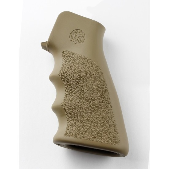 Hogue Canada AR-15 / M16: OverMolded Rubber Grip with Finger Grooves - FDE