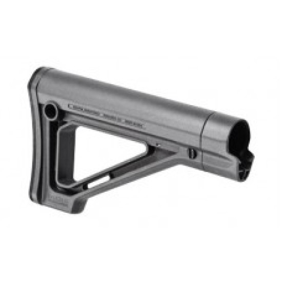 Magpul MOE Fixed Carbine Stock, Fits AR Rifles, Mil-Spec, Gray Finish