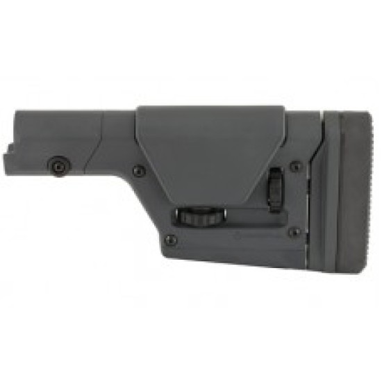 Magpul PRS GEN3 Precision-Adjustable Stock, Fully Adjustable, Fits AR-15/AR-10, Gray