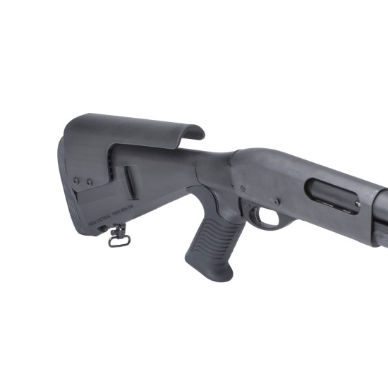 Mesa Tactical Urbino Stock for Remington 870 with Limbsaver Buttpad and Cheek Riser (12-GA, Black)