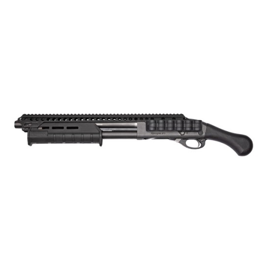 Mesa Tactical SureShell Carrier and Rail for Remington Tac-14 (12-GA) - 6 Shell - 18 Rail - Aluminum Yoke