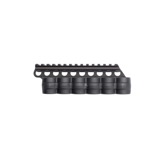 Mesa Tactical SureShell Polymer Carrier and Rail for Remington V3 (6-Shell, 12-GA, 5¾ in)