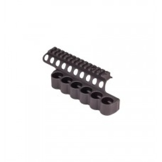 Mesa Tactical SureShell Aluminum Carrier and Rail for Mossberg 930 (6-Shell, 12-GA, 5 in)