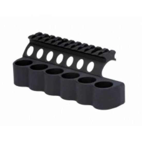 Mesa Tactical SureShell Carrier and Rail for Benelli M2 Tactical (6-Shell, 12-GA, 4 1/2 in)