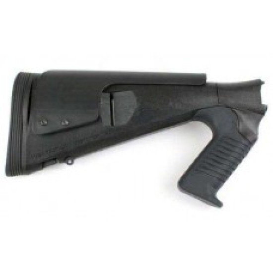 Mesa Tactical Urbino Stock for Benelli M4 with Limbsaver Buttpad and Cheek Riser (12-GA, Black)