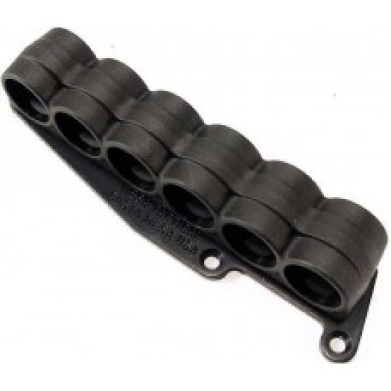 Mesa Tactical SureShell Polymer Carrier for Remington 870, 1100 or 11-87 (6-Shell, 12-GA) - Left Side