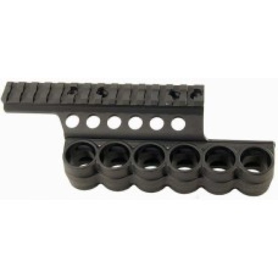 Mesa Tactical SureShell Polymer Carrier and Rail For Benelli SuperNova (6-Shell, 12-GA, 5 1/2 in)