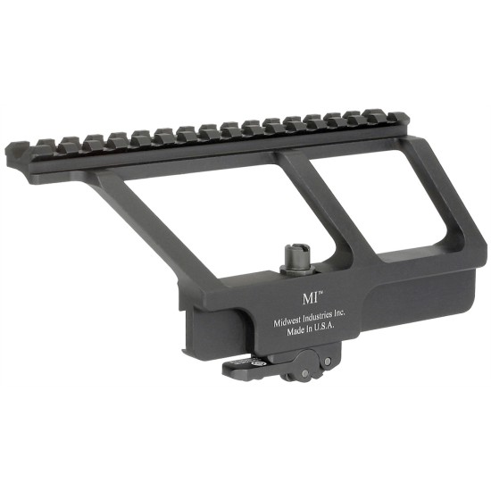 MIDWEST INDUSTRIES - MI AK-47/AK-74 SIDE RAILED SCOPE MOUNT, MOST YUGO PATTERN GUNS