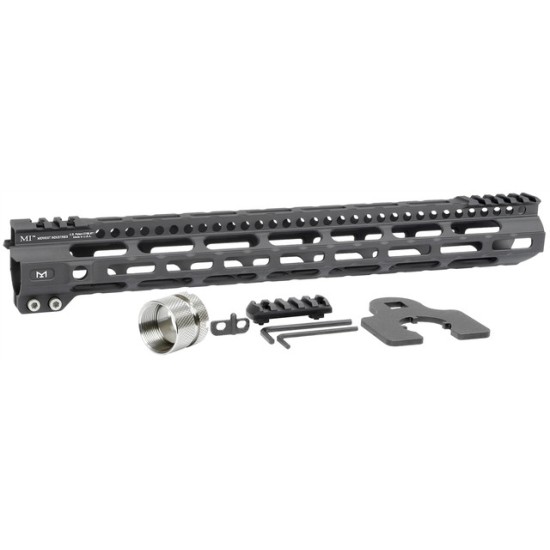 MIDWEST INDUSTRIES - ULTRA LIGHTWEIGHT ONE PIECE FREE FLOAT HANDGUARD, M-LOK™ - 15"