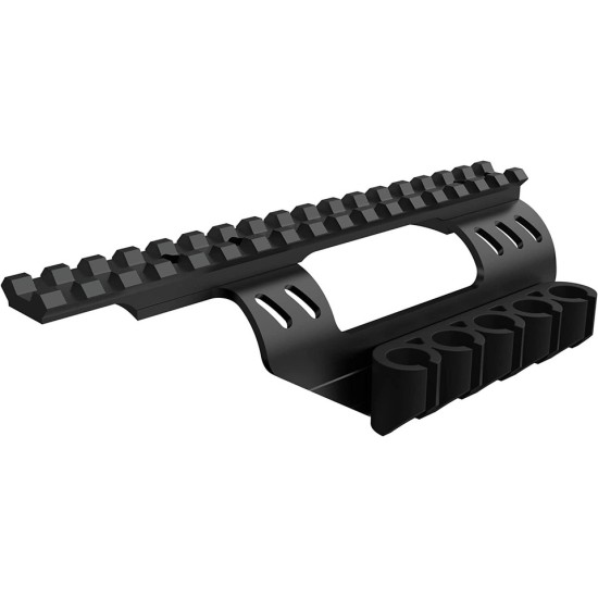Monstrum Tactical - Picatinny Mount with Ammo Side Saddle for Remington 700 Short Action Rifles | Compatible with 243/308/7mm-08