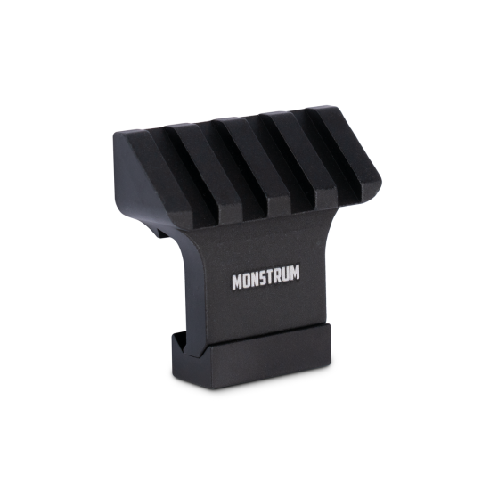 Mounstrum Tactical - 45 Degree Offset 4-Slot Picatinny Rail Mount