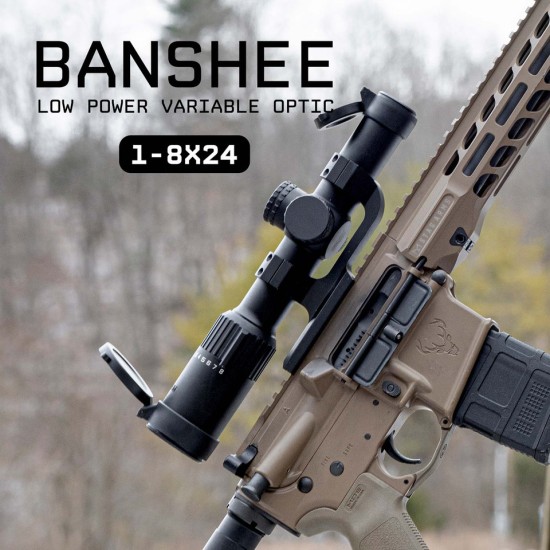 Monstrum Tactical - Banshee 1-6x24 LPVO Rifle Scope - MX1