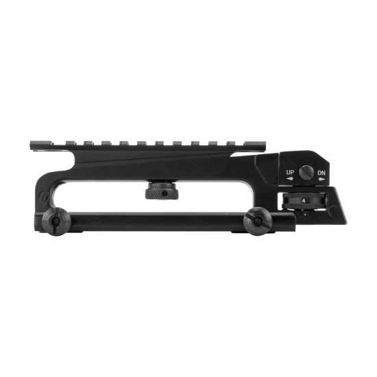 Monstrum Tactical - AR-15 Carry Handle with A2 Rear Sight and Optics Rail Mount