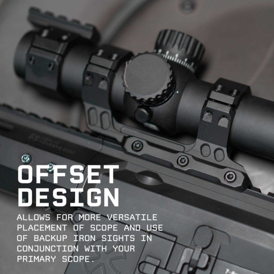 Monstrum Tactical Deadlock Series Scope Mount | 30mm - 1.70in Centerline Height