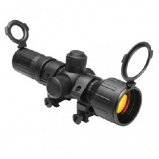 NcStar Canada - Compact Rubber Armored Scope - 3-9X42 - Red/Green Illumination