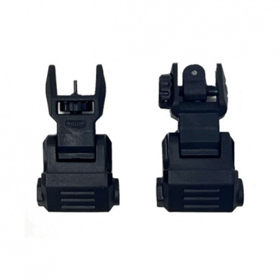 NCSTAR CANADA - PICATINNY LOW PROFILE FRONT AND REAR SIGHT SET/ BLACK