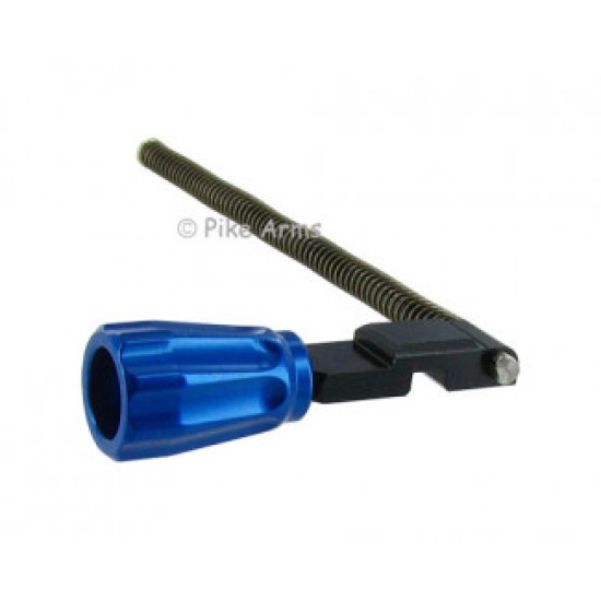 PIKE ARMS® BLUE FLUTED XL™ EXTRA LARGE CHARGING HANDLE ASSEMBLY FOR RUGER® 10/22® - BLUE
