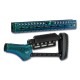 Ranger Point Henry Lever Pistol Grip Stock Set (HyperShift Blue/Green)