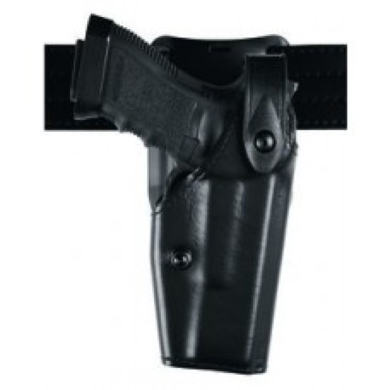 Safariland - Model 6285 SLS Low-Ride, Level II Retention™ Leather Look Duty Holster with Light