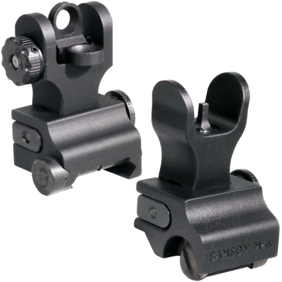 Samson manufacturing Corp - Quick Flip® Folding Sights - Front (SIG A2) & Rear (SP)