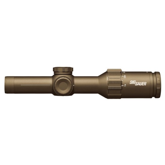 SIG SAUER TANGO6T RIFLESCOPE 1-6X24MM HORSESHOE DOT, FDE - SOT61231