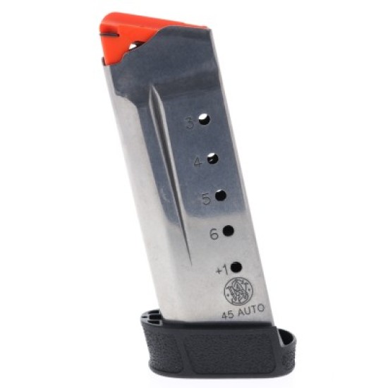 Smith & Wesson Magazine - S&W M&P Shield .45 ACP 7-Round Stainless Steel Factory Magazine